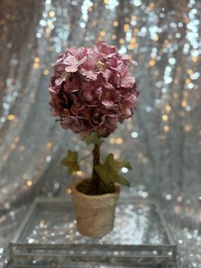 Faux lavender flower tree